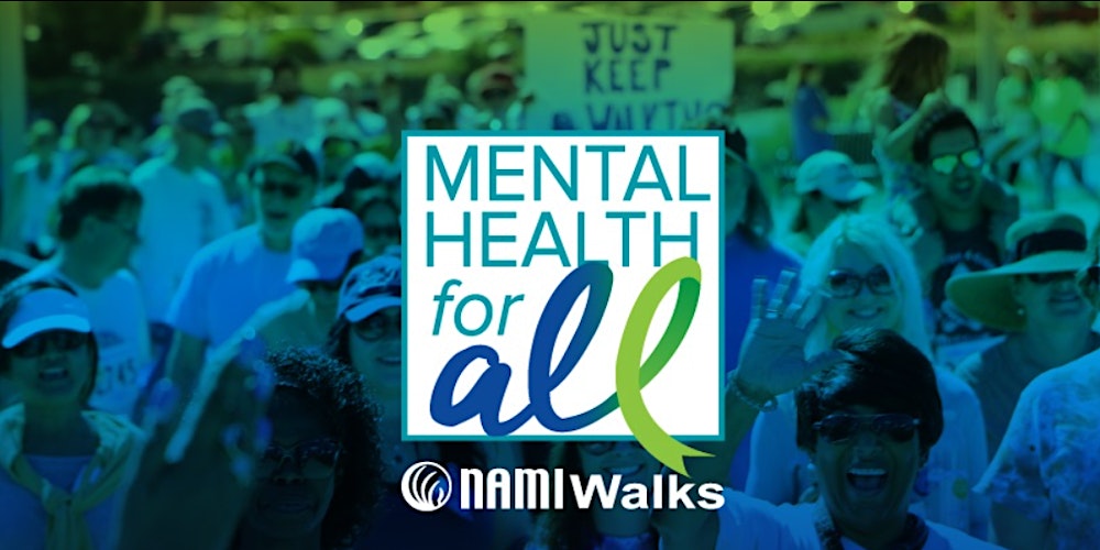 NAMIWalks banner reading Mental Health for All
