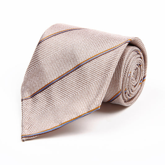 Nude Exotic Brown Tie