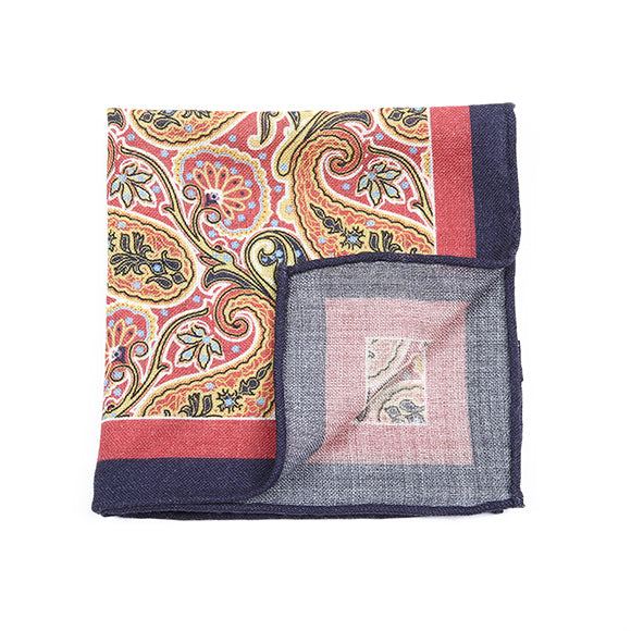 Amber Abstract Pocket Square