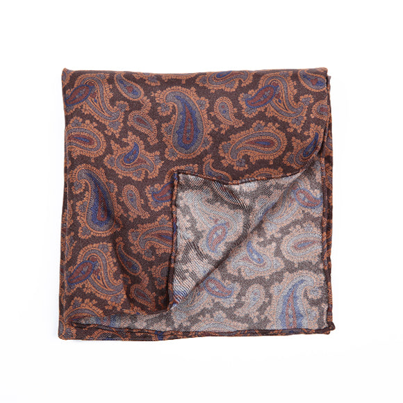 Paisley Flourish Pocket Square