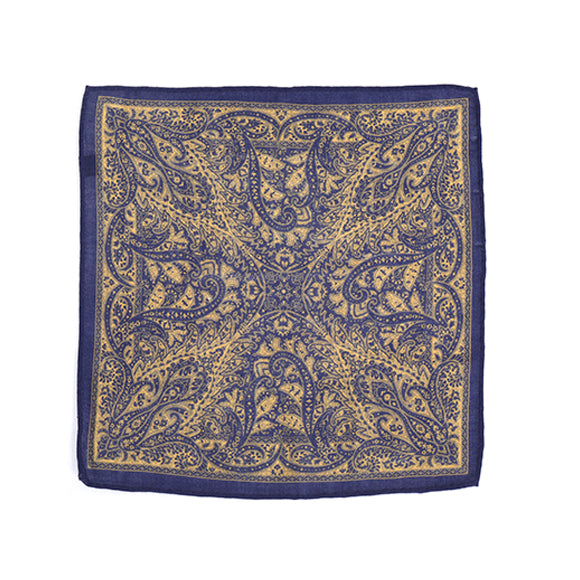 Golden Aria Pocket Square