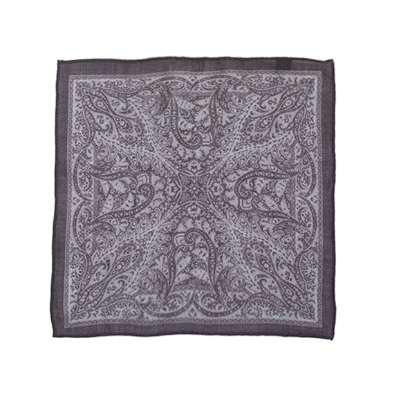 Silver Hues Pocket Square