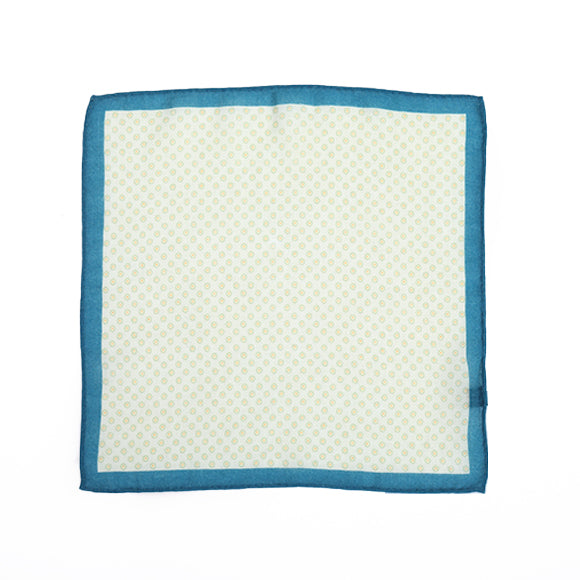 Azure Zest Pocket Square