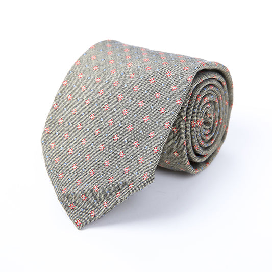 Grey Small Dot Tie