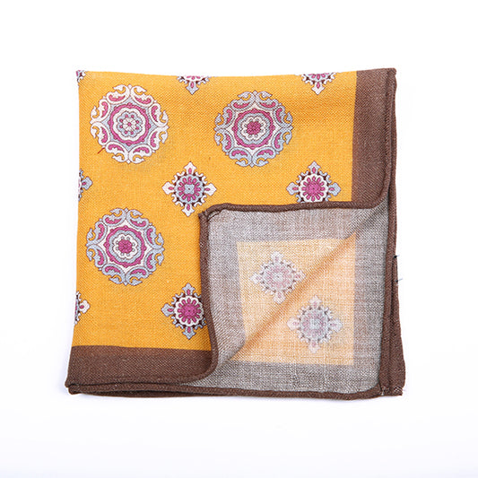 Sun Kissed Suzani Pocket Square