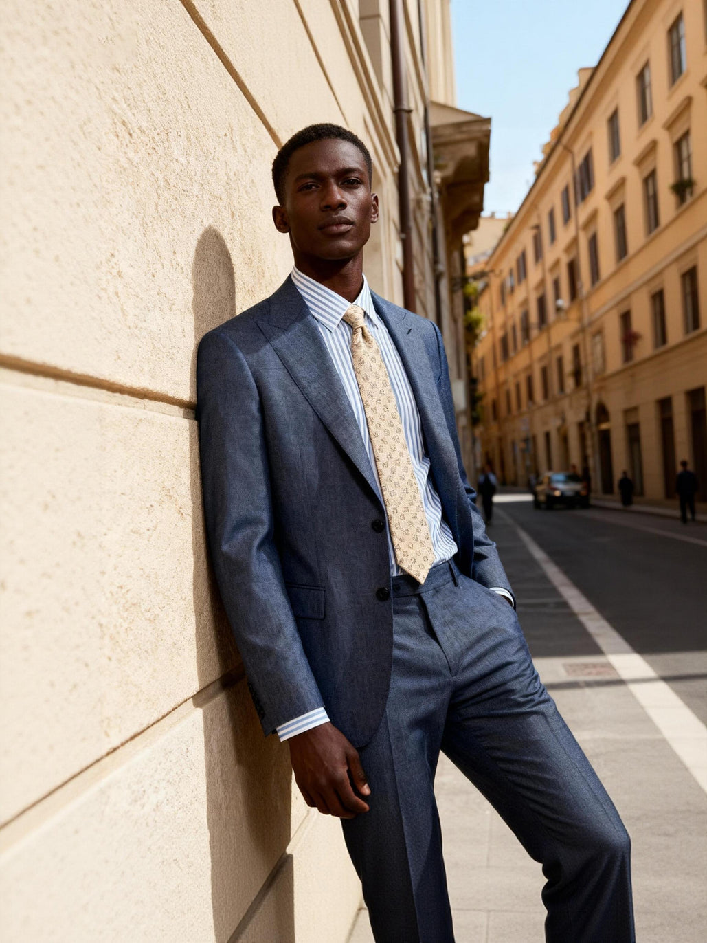 SINCLAIR medium blue suit
