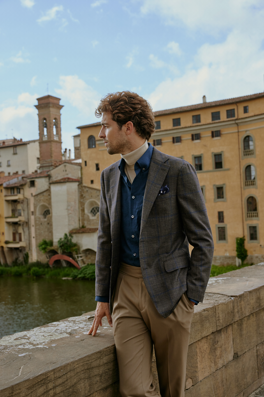 REVERE Custom Brown Plaid Suit by Self-Made Couture