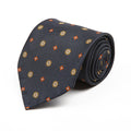 Lunar Black Sunflower Tie