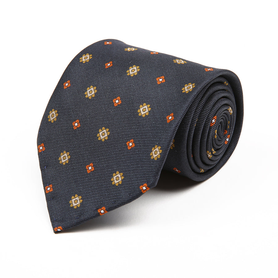 Lunar Black Sunflower Tie