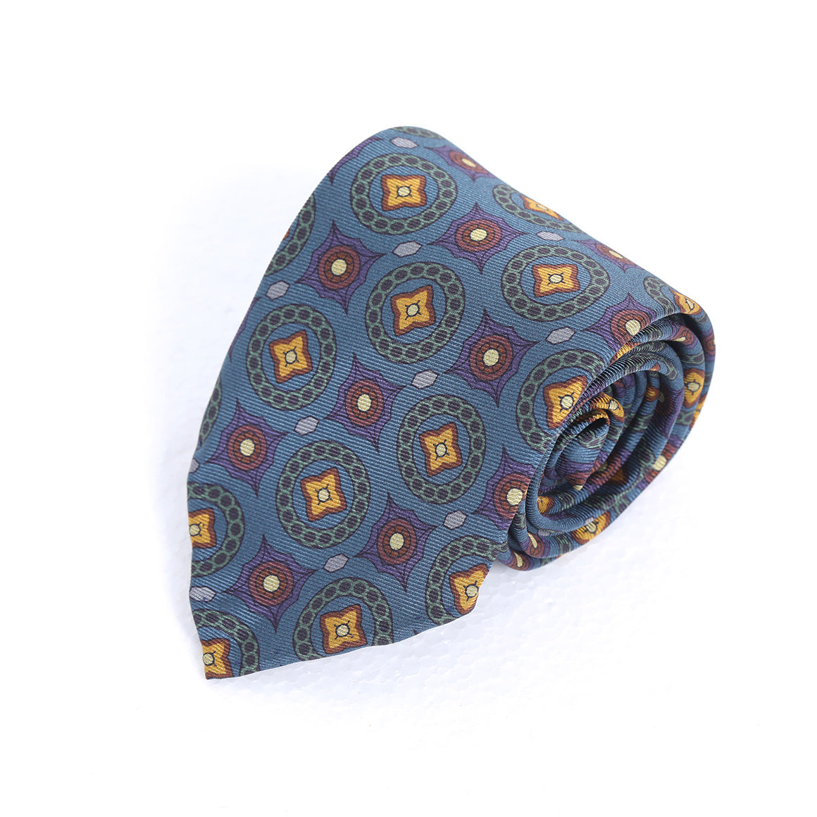 Abstract Artistry Blue Tie