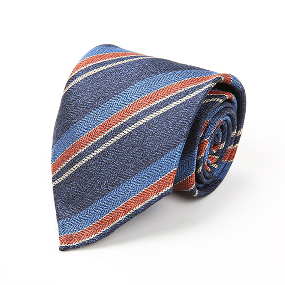 Striped Fusion Blue Tie