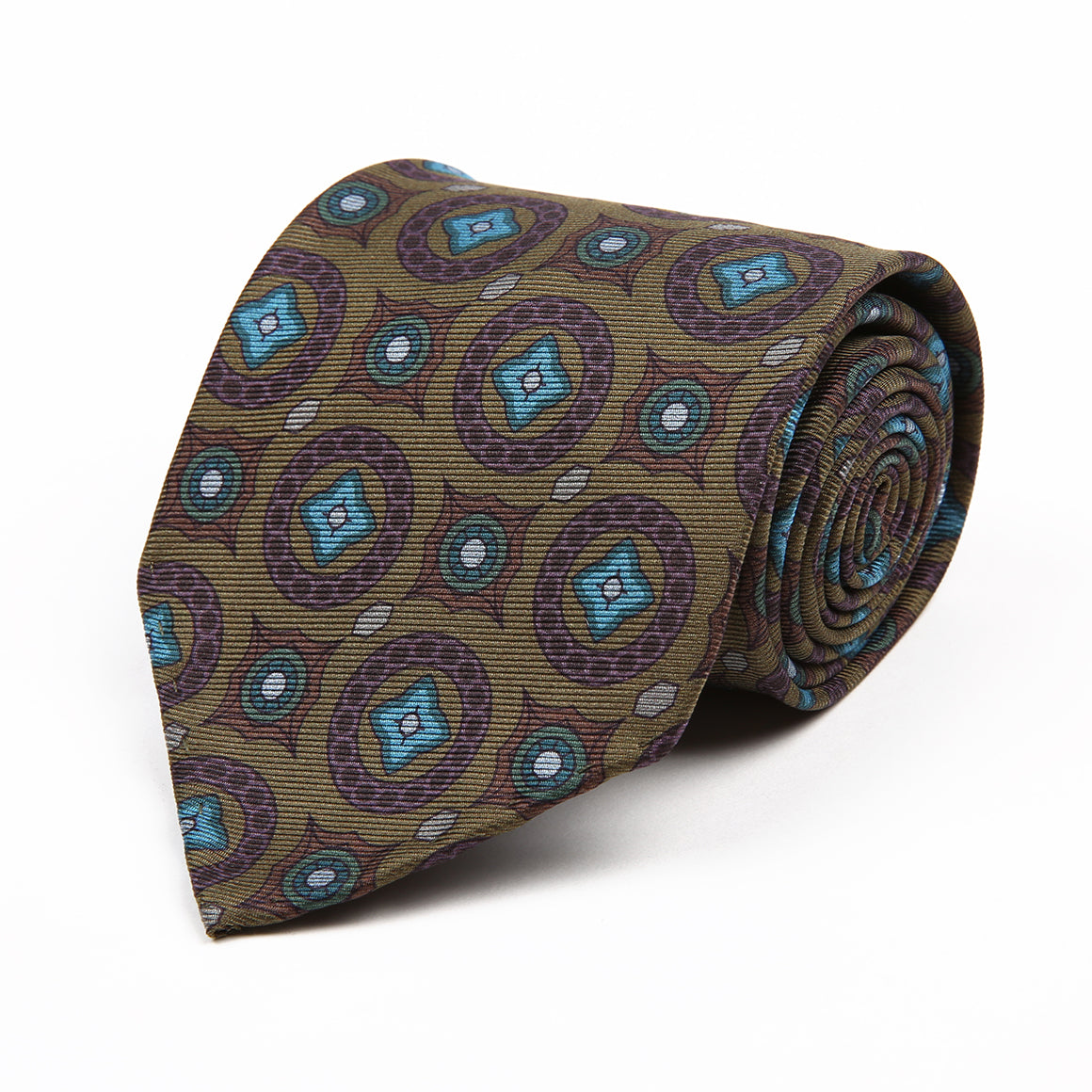 Origami Abstract Green Tie