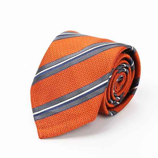 Quixote Stripe Orange Tie