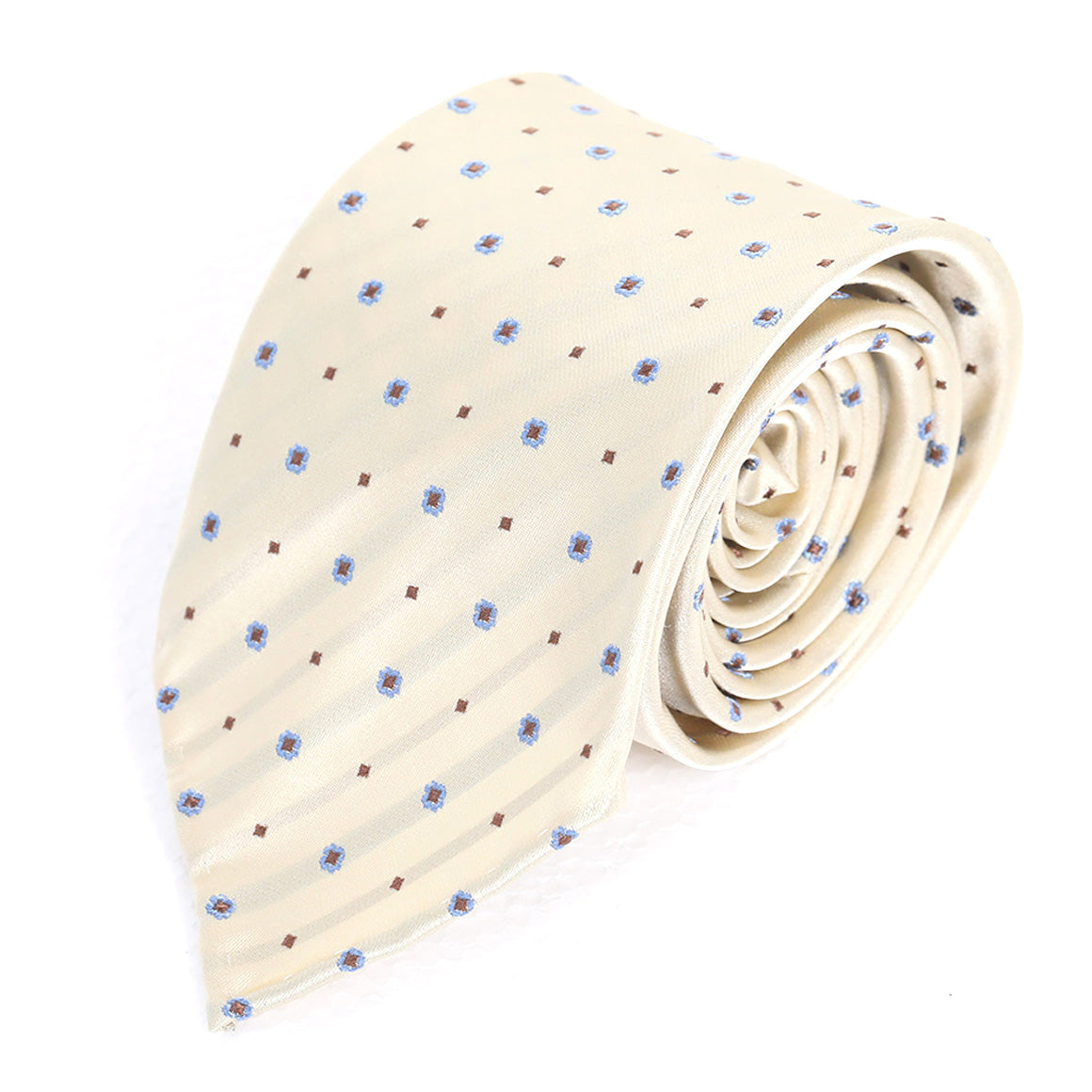 Yellow Dotted Charm Tie