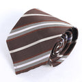 Brown Line Tie
