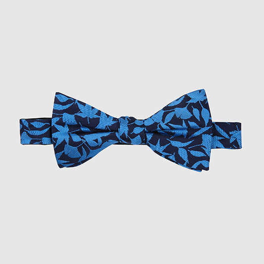 Navy Light Blue Bow Tie