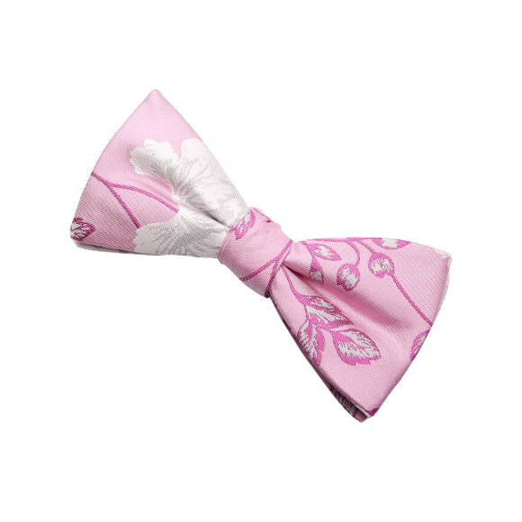 Floral Blush Bow Tie