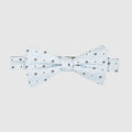 Ivory and Red Classy Bow Tie