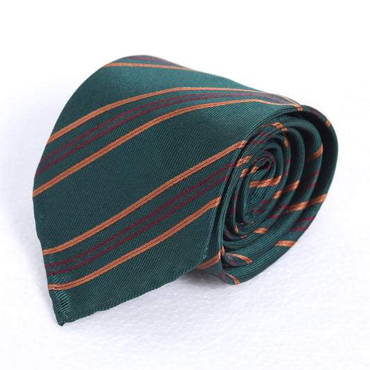 Sleek Maroon Stripe Tie