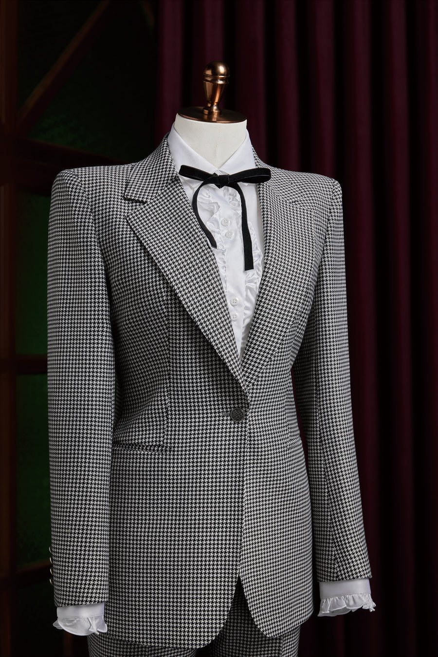 Taylor Custom Black Suit by Self-Made Couture