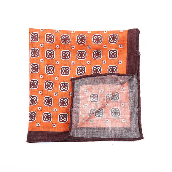 Gilded Elegance Pocket Square