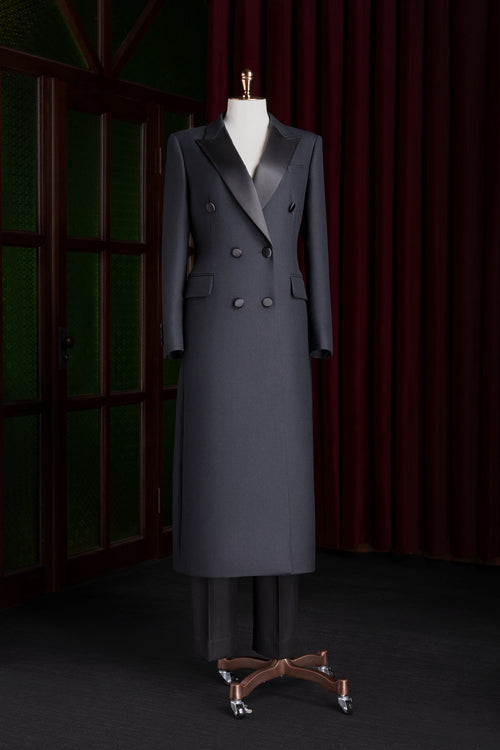 Loga Custom Black Tuxedo by Self-Made Couture