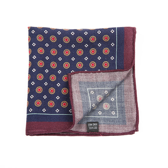 Sunset Geometrics Pocket Square