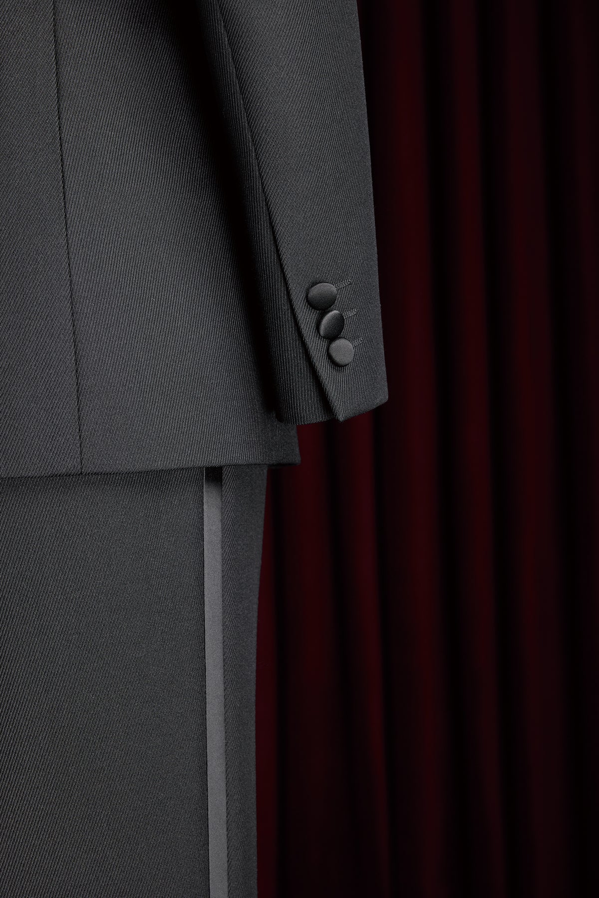 Marley Custom Black Tuxedo by Self-Made Couture