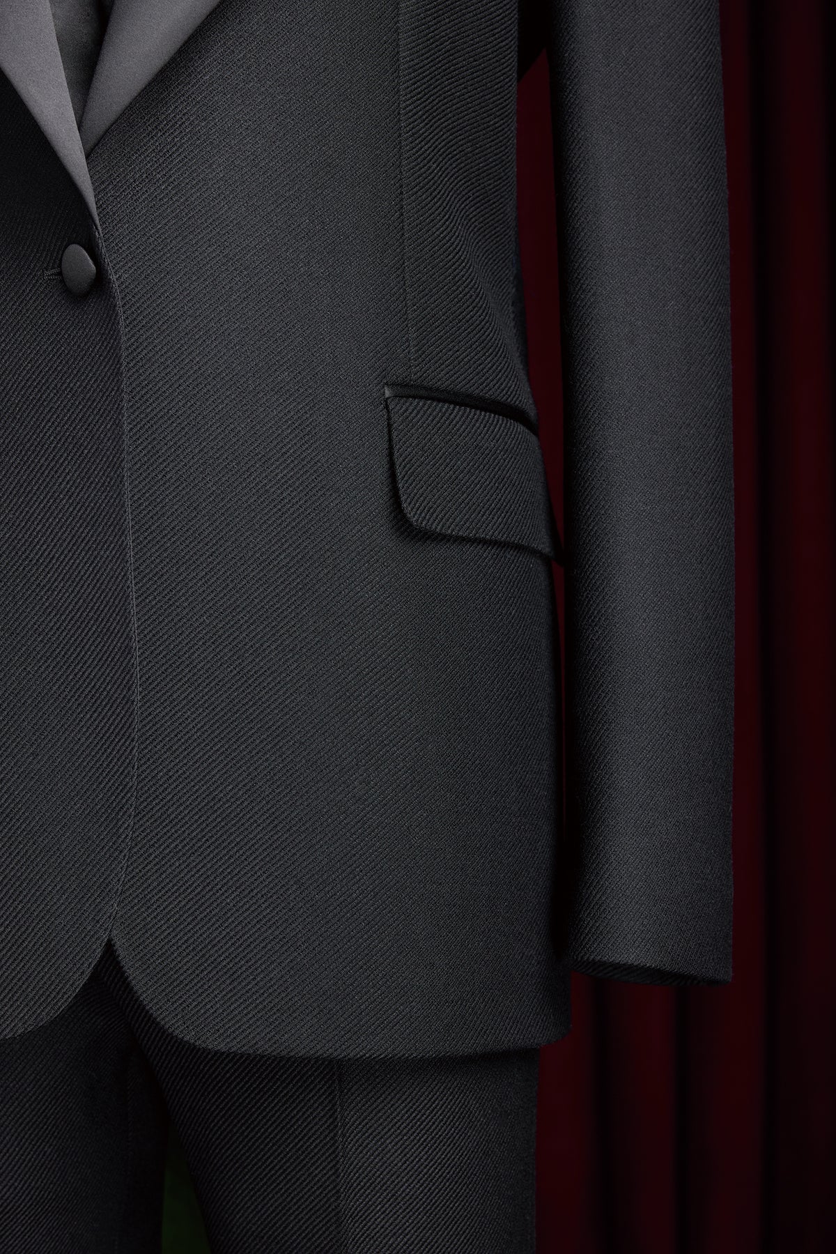 Marley Custom Black Tuxedo by Self-Made Couture