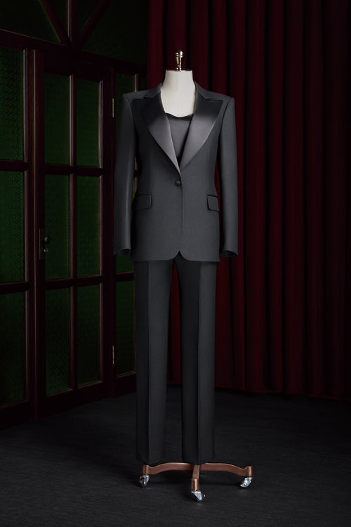 Marley Custom Black Tuxedo by Self-Made Couture