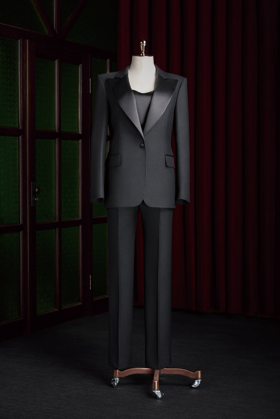 Marley Custom Black Tuxedo by Self-Made Couture
