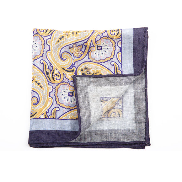 Mystic Paisley Pocket Square