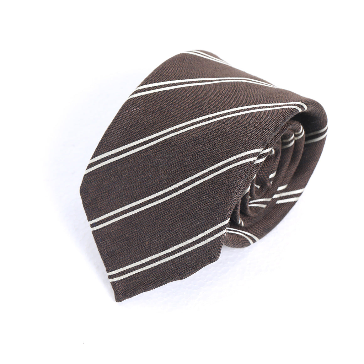 Chocolate Classic Stripe Tie