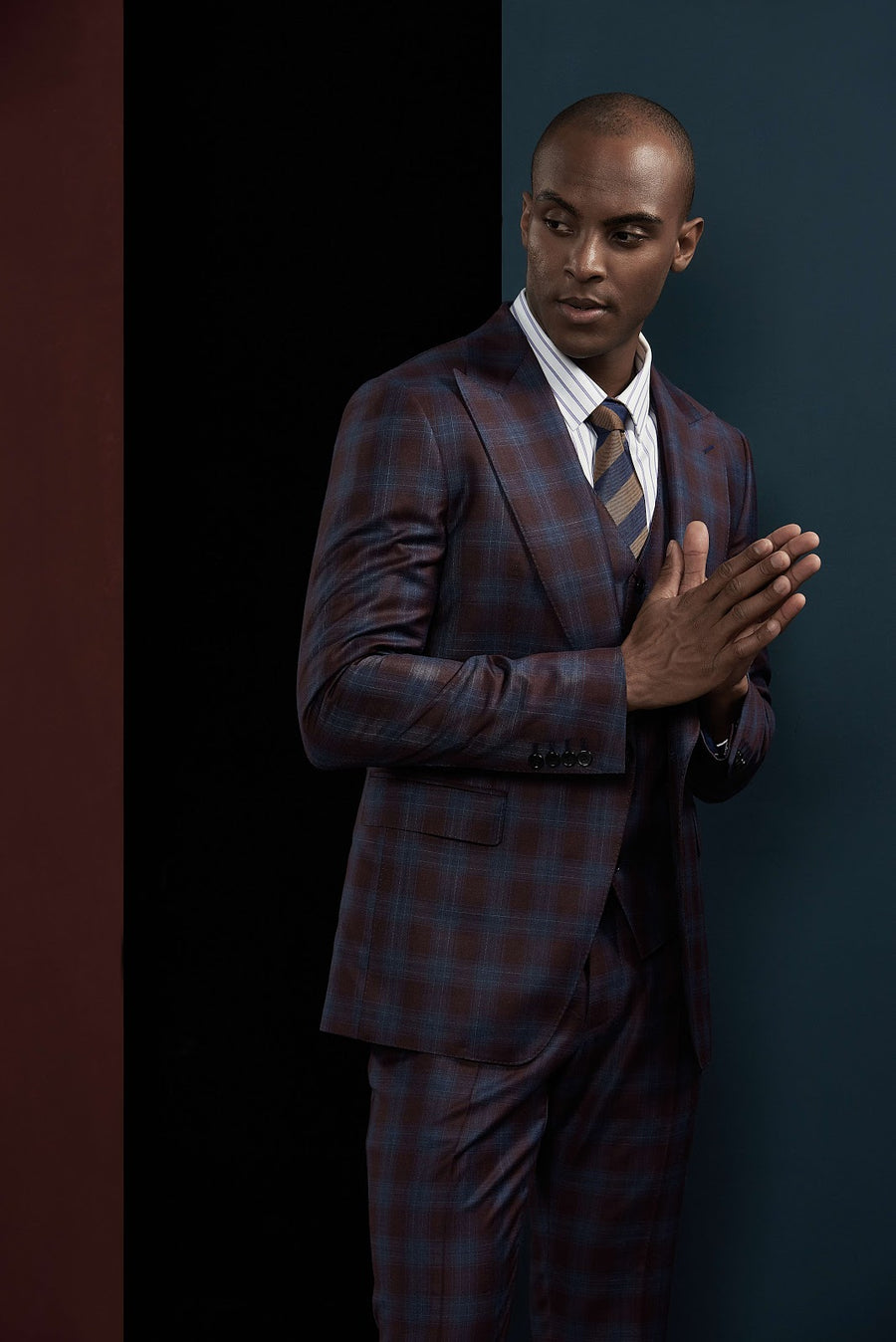 LANGSTON Custom Floral Suit by Self-Made Couture