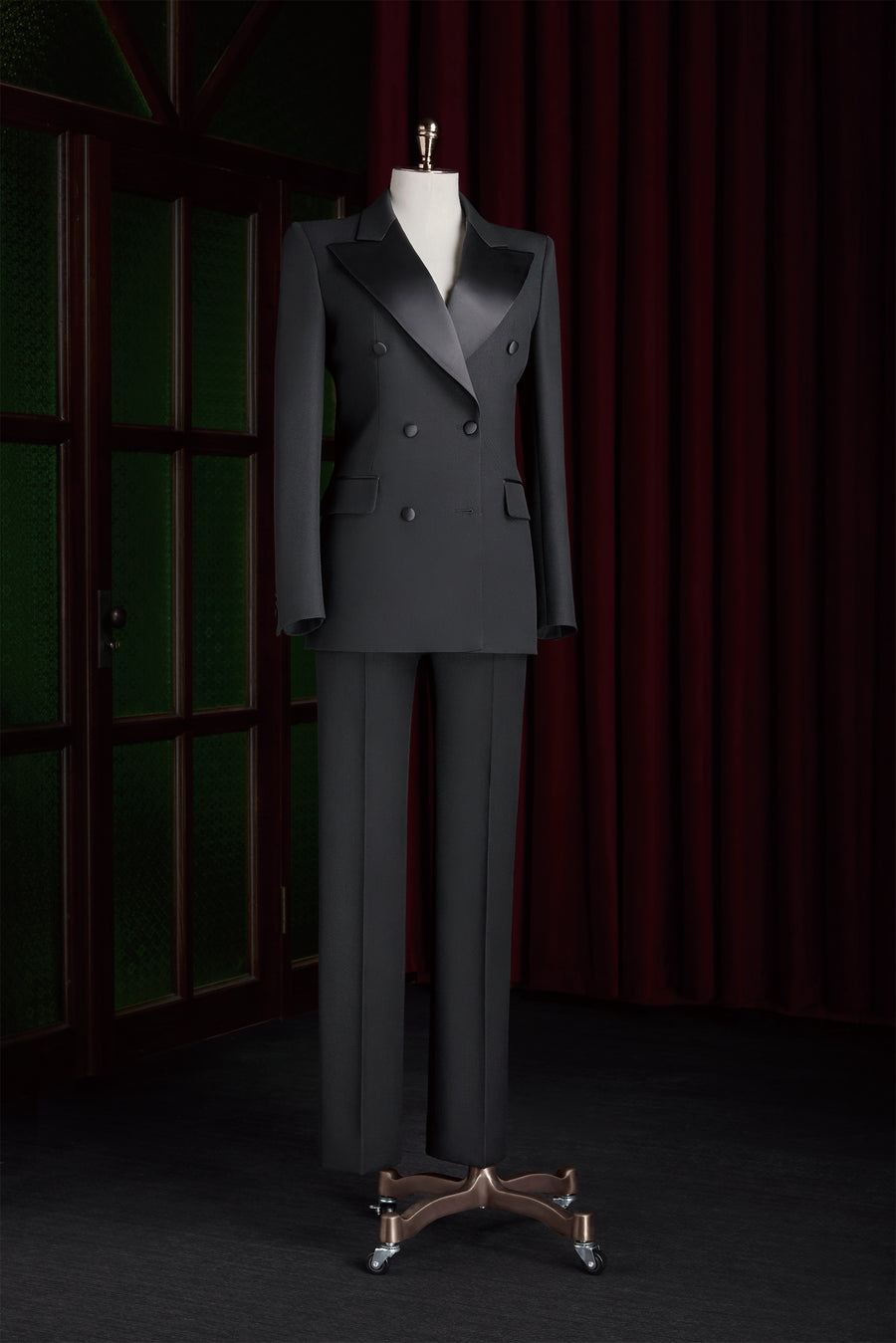 Milan Custom Black Tuxedo by Self-Made Couture