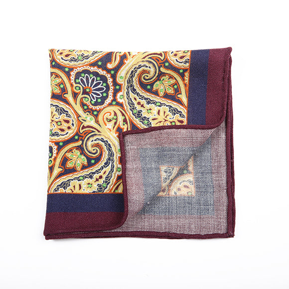 Indigo Essence Pocket Square