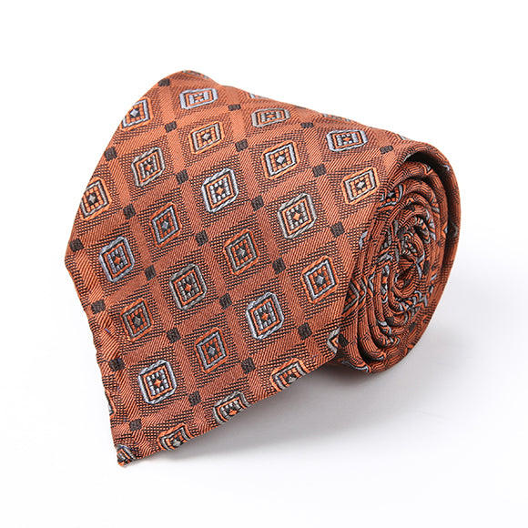 Orange Diamond Delight Tie