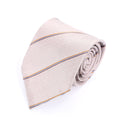 Narrow Nude Stripe Tie