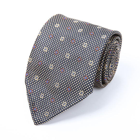 Polka Dot Elegance Blue Tie