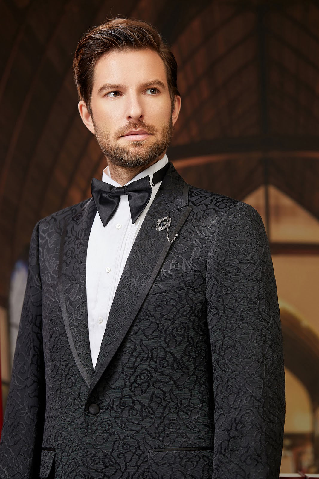 BALDWIN Custom Black Tuxedo by Self-Made Couture