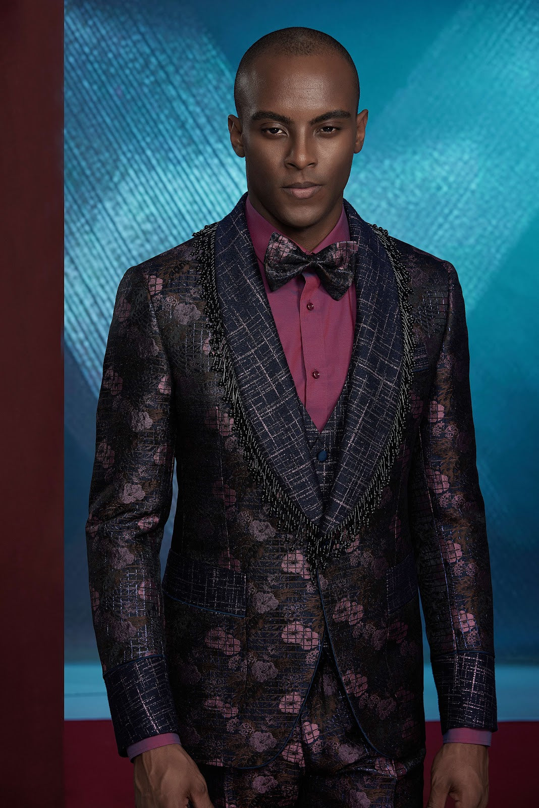 ELTON Custom Purple Tuxedo by Self-Made Couture