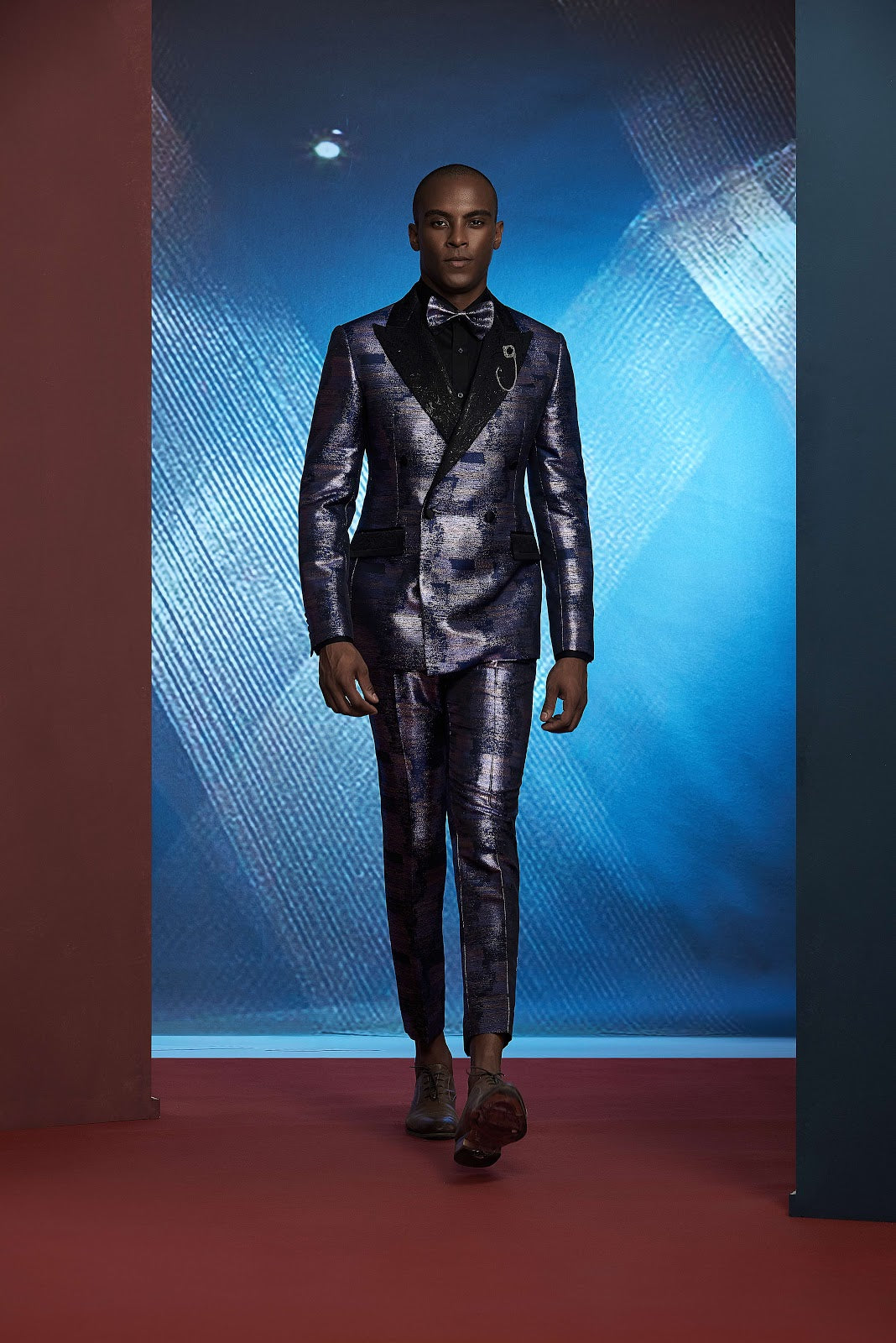 KENDRICK Custom Purple Tuxedo by Self-Made Couture