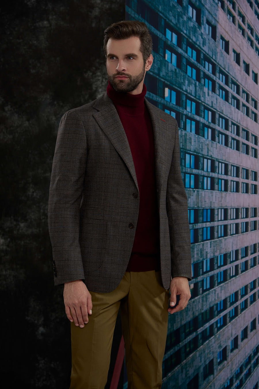 PARKER Custom Plaid Suit by Self-Made Couture