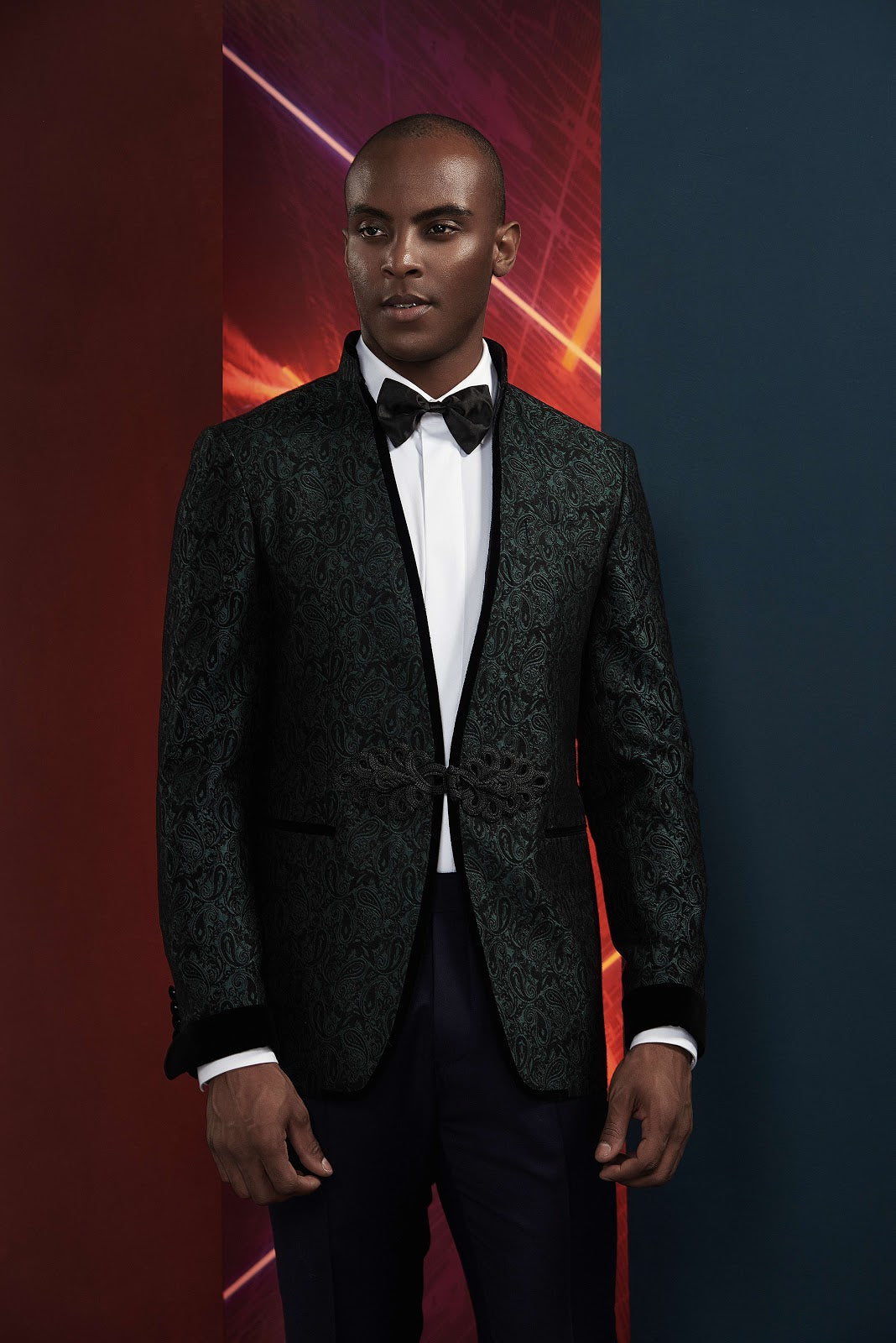 REEVES Custom Green Tuxedo by Self-Made Couture