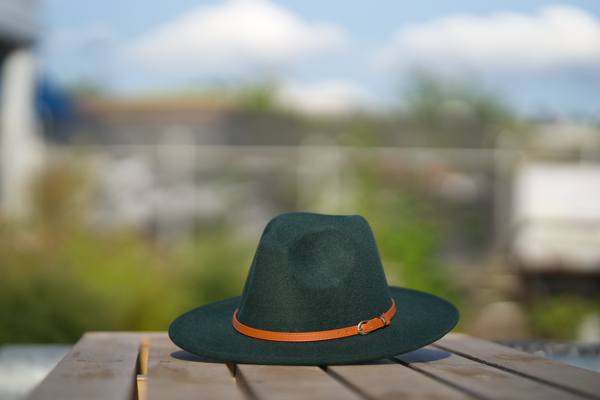 Lack Of Color Forest Green Fedora Hat Lack of Color Forest Rancher Wool Hat | Saks Fifth Avenue main image 2