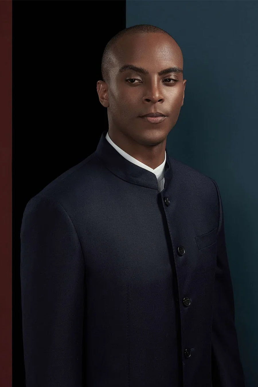 TAIWAK Custom Blue Suit by Self-Made Couture