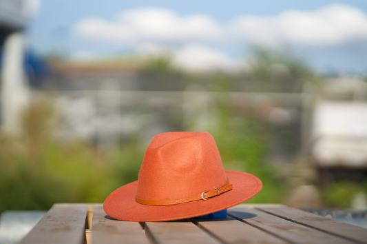 Caramel Fedora Hat