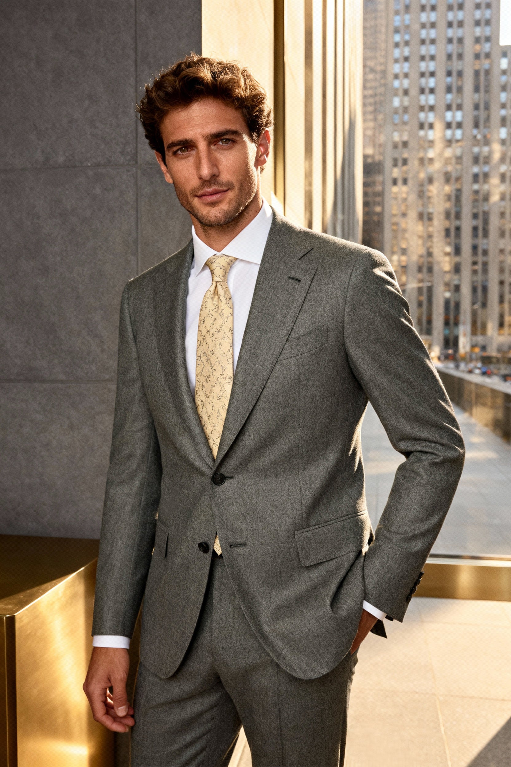 BARRINGTON charcoal grey tailored suit
