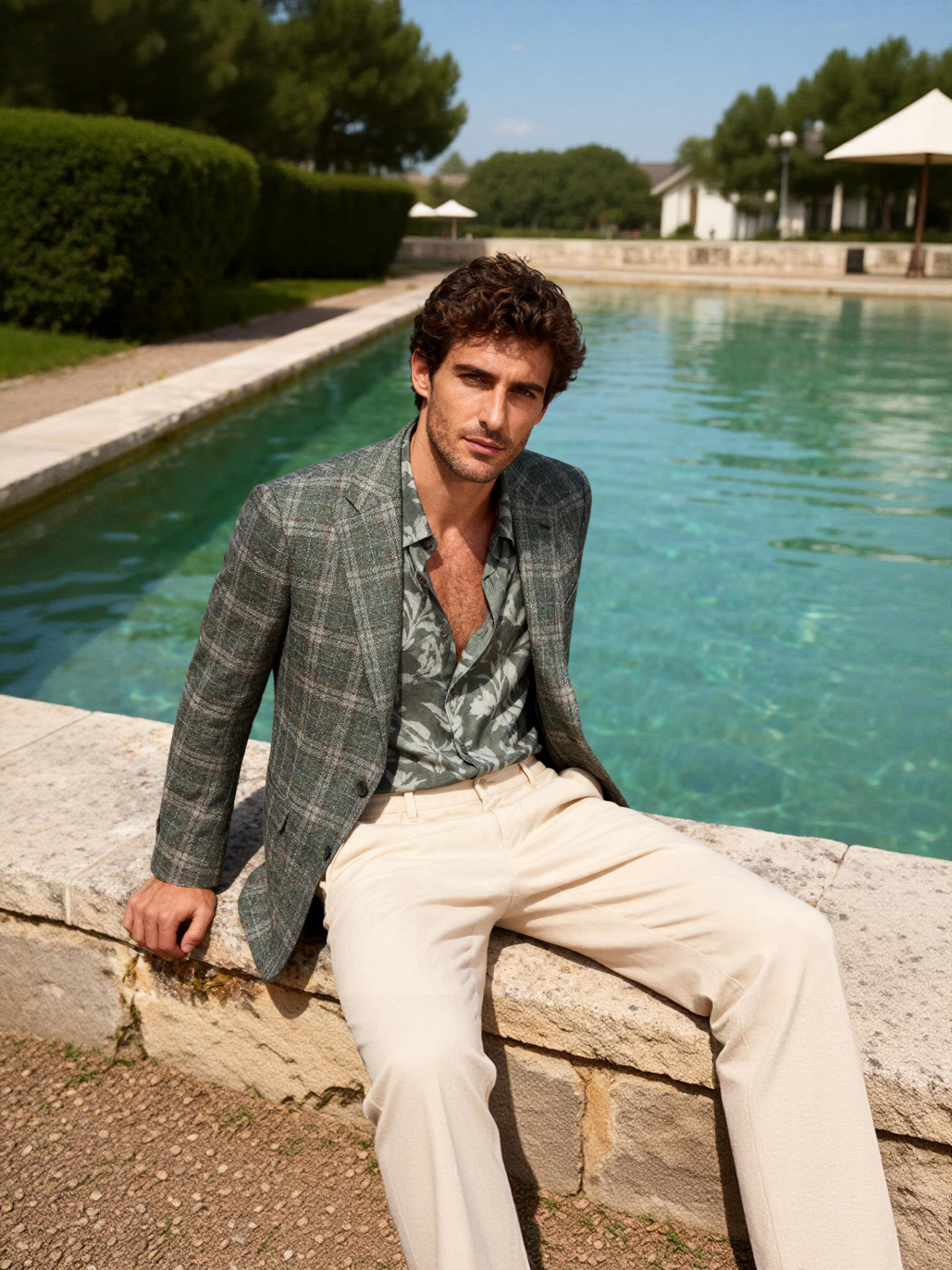 HOLLIS gray green look