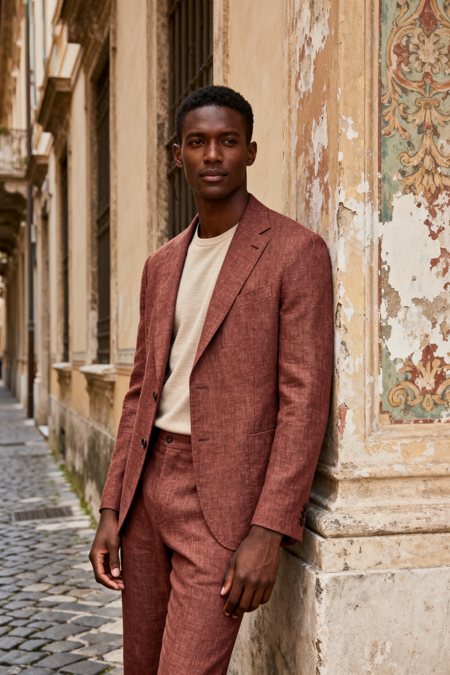 CAVENDISH dusty rose and rust look